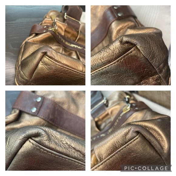 💯 authentic See by Chloe metallic day tripper leather two tone bag - Picture 6 of 16